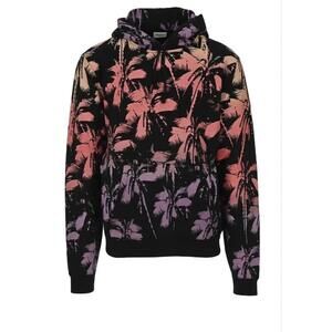 Saint Laurent paris sweatshirt hoodie mens large L palm tropical designer beach